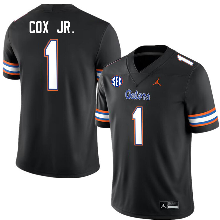 Brenton Cox Jr. Florida Jersey,Florida Gators #1 Brenton Cox Jr. Jersey Youth Uniforms-Black